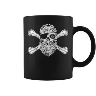 Cinco De Mayo Jolly Roger Pirate Sugar Skull Coffee Mug - Monsterry AU