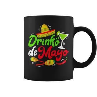Cinco Drinko De Mayo Drinking Tequila Margarita Coffee Mug | Mazezy UK