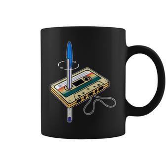 Cinta Cassetteintage Y Bolígrafo Friki Fiesta Años 80 90 Taza de café - Regaloses