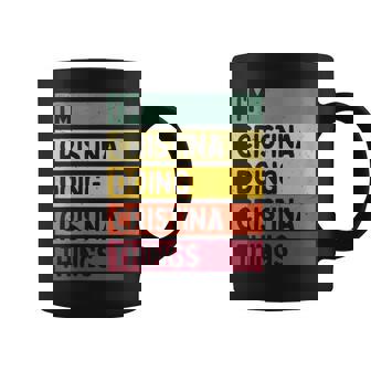 Cita Personalizada Divertida Con Texto En Inglés I'm Cristina Doing Cristina Things Cuello Taza de café - Regaloses