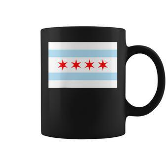 City Of Chicago Illinois Flag Windy City Coffee Mug - Monsterry AU