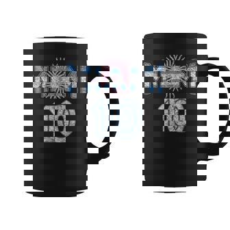 City Of Miami Argentina 10 Blue Pink Sun Flag Coffee Mug - Seseable