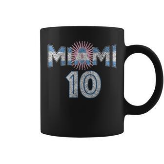 City Of Miami Argentina 10 Blue Pink Sun Flag Coffee Mug - Seseable