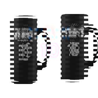 City Of Miami Argentina Blue Pink Sun 10 Flag Coffee Mug - Seseable