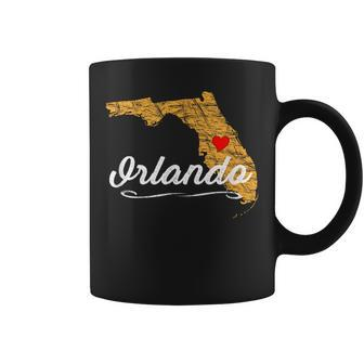 City Of Orlando Florida Vacation Souvenir Merch -Graphic Coffee Mug - Monsterry DE