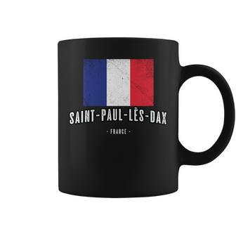 City Of Saint-Paul-Lès-Dax France French Flag Drapeau Coffee Mug - Monsterry DE