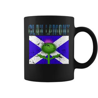 Clan Lamont Tartan Scottish Family Name Scotland Pride Coffee Mug - Seseable
