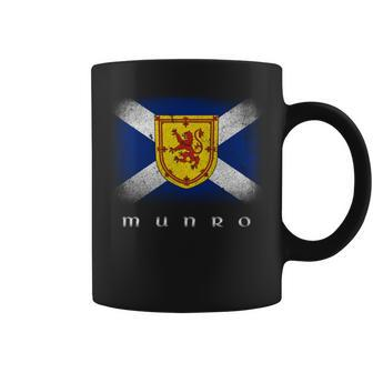 Clan Munro Coat Arms Lion Scottish Family Name Coffee Mug - Seseable