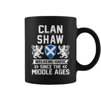 Clan Shaw Scottish Family Scotland Fathers Coffee Mug - Seseable