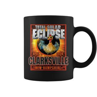 Clarksville New Hampshire Total Solar Eclipse Chicken Coffee Mug | Mazezy