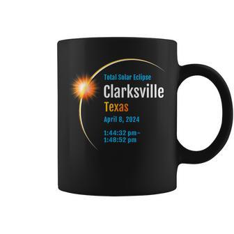Clarksville Texas Tx Total Solar Eclipse 2024 1 Coffee Mug | Mazezy