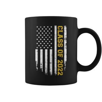 Class Of 2022 Graduation Us Flag Vintage Coffee Mug - Monsterry