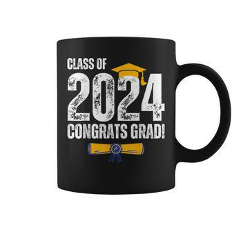 Class Of 2024 Congrats Grad Graduate Congratulations Senior Coffee Mug - Monsterry UK