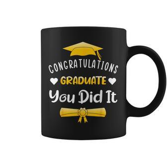 Class Of 2024 Graduate You Did It Congratulations Coffee Mug - Monsterry
