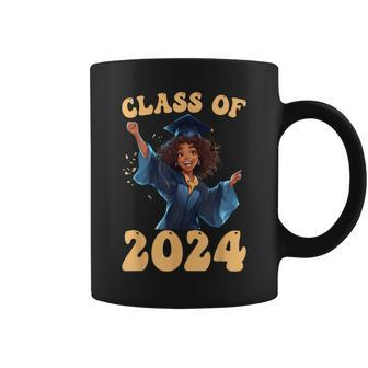 Class Of 2024 Senior Graduate Graduation Girls Coffee Mug - Seseable