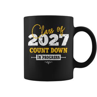 Class Of 2027 Count Down Grad First Day Sophomore Coffee Mug - Monsterry AU