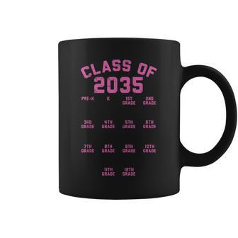 Class Of 2035 Handprint Pre-K Cute Kindergarten Grow With Me Coffee Mug - Monsterry