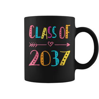 Class Of 2037 Pre K Graduate Preschool Graduation Coffee Mug - Monsterry