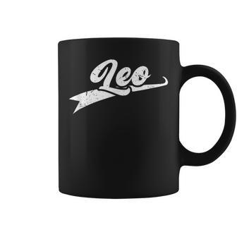 Classic 70S Retro Name Leo Coffee Mug - Monsterry