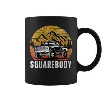 Classic Squarebody Pickup Truck Lowered Vintage Automobiles Coffee Mug - Monsterry