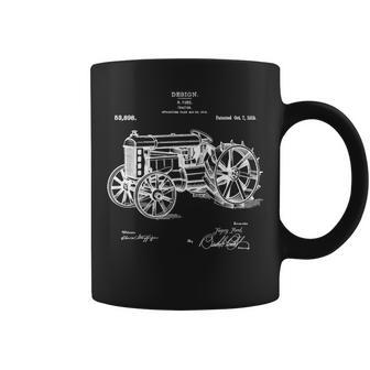 Classic Vintage Patent 1919 Farm Tractor Coffee Mug | Mazezy