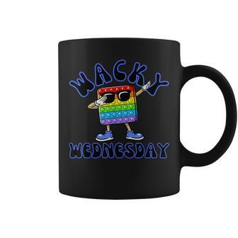 Classic Wacky Wednesday Dabbing Pop It Mismatch Coffee Mug - Seseable