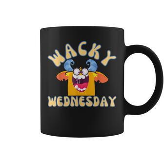Classic Wacky Wednesday Mismatch Monster Coffee Mug - Seseable