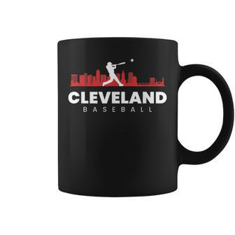 Cleveland Baseball Vintage Minimalist Retro Baseball Lover Coffee Mug - Monsterry AU