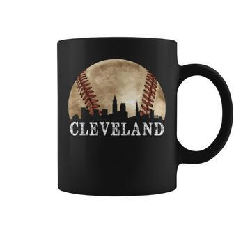 Cleveland Skyline City Vintage Baseball Lover Coffee Mug - Monsterry AU