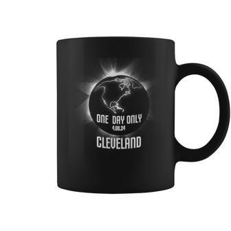 Cleveland Total Solar Eclipse 2024 America 40824 Coffee Mug - Monsterry DE