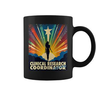 Clinical Research Coordinator Female Hero Job Women Coffee Mug - Monsterry DE