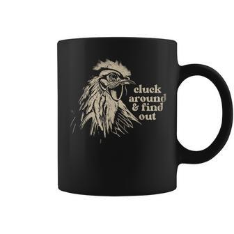 Cluck Around And Find Out Chicken Parody Kawai Animal Coffee Mug - Monsterry CA