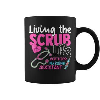 Cna For Nurse Hospital Colletion Living The Scrubs Life Coffee Mug - Thegiftio UK