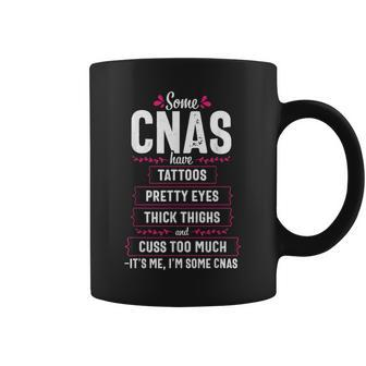 Cna Tattoos Pretty Eyes Thighs Nurse Nursing Coffee Mug | Crazezy UK