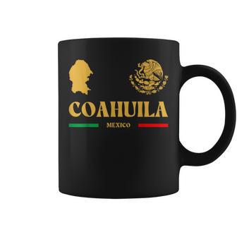 Coahuila Mexico With Mexican Emblem Coahuila Coffee Mug - Monsterry