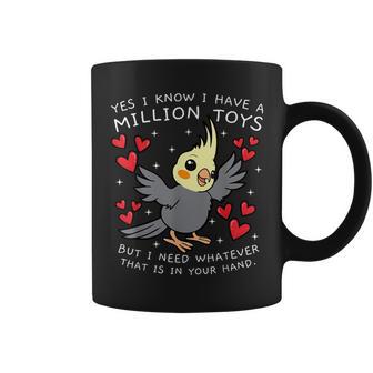 Cockatiel Cockatoo Lutino Parrot Weiro Bird Quarrion Tiel Coffee Mug - Monsterry AU