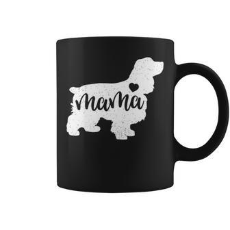 Cocker Spaniel Mama Dog Mom Paw Lover Gif Coffee Mug | Mazezy