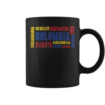 Colombia Football Cafetero Soccer Bogota Cali Medellin Flag Coffee Mug - Monsterry