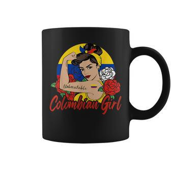 Colombia Girl Colombian Mujer Colombiana Flag Coffee Mug | Mazezy CA