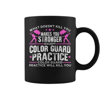 Color Guard Practice Winter Guard Marching Band Coffee Mug - Monsterry CA