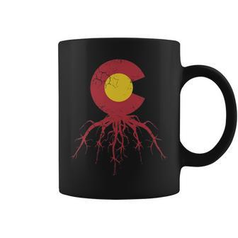 Colorado Roots Flag Retro Fade Coffee Mug | Mazezy