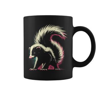 Colorful Skunk Vintage Smelly Skunk Squad Street Cat Lover Coffee Mug - Monsterry UK