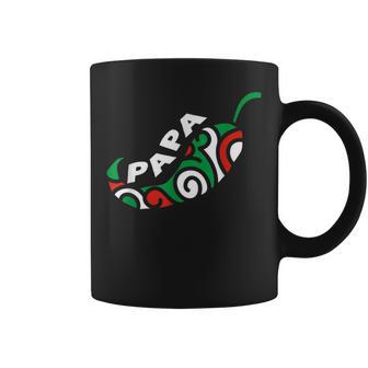 Colorful Spicy Jalapeno Papa Pepper Coffee Mug - Monsterry AU