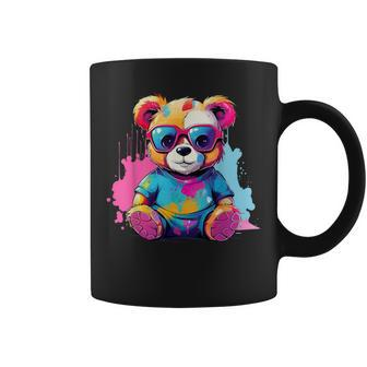 Colorful Teddy Bear Coffee Mug - Seseable