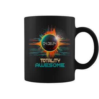 Colorful Total Solar Eclipse 2024 Totality Awesome Coffee Mug - Seseable