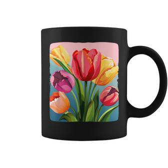 Colorful Tulip Costume Coffee Mug - Seseable