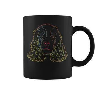 Colourful Dog English Cocker Spaniel Coffee Mug | Mazezy