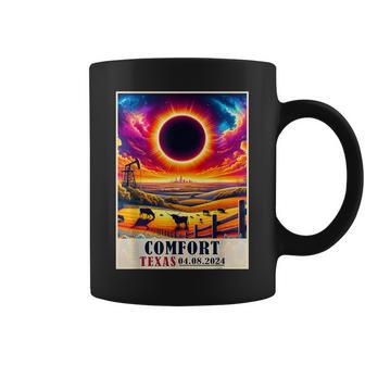 Comfort Texas Total Solar Eclipse 2024 Totatily Vintage Coffee Mug - Monsterry