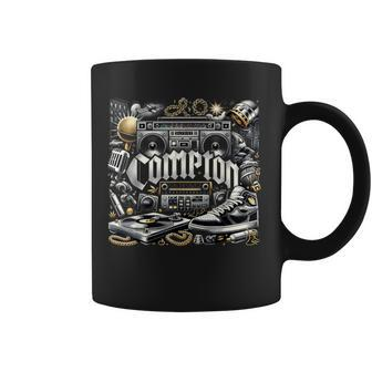 Compton Ny Hip Hop Boombox Graphic For Women Coffee Mug - Seseable