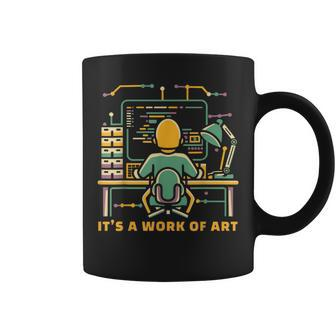 Computer Science Programmer Coding Binary & Women Coffee Mug - Monsterry UK